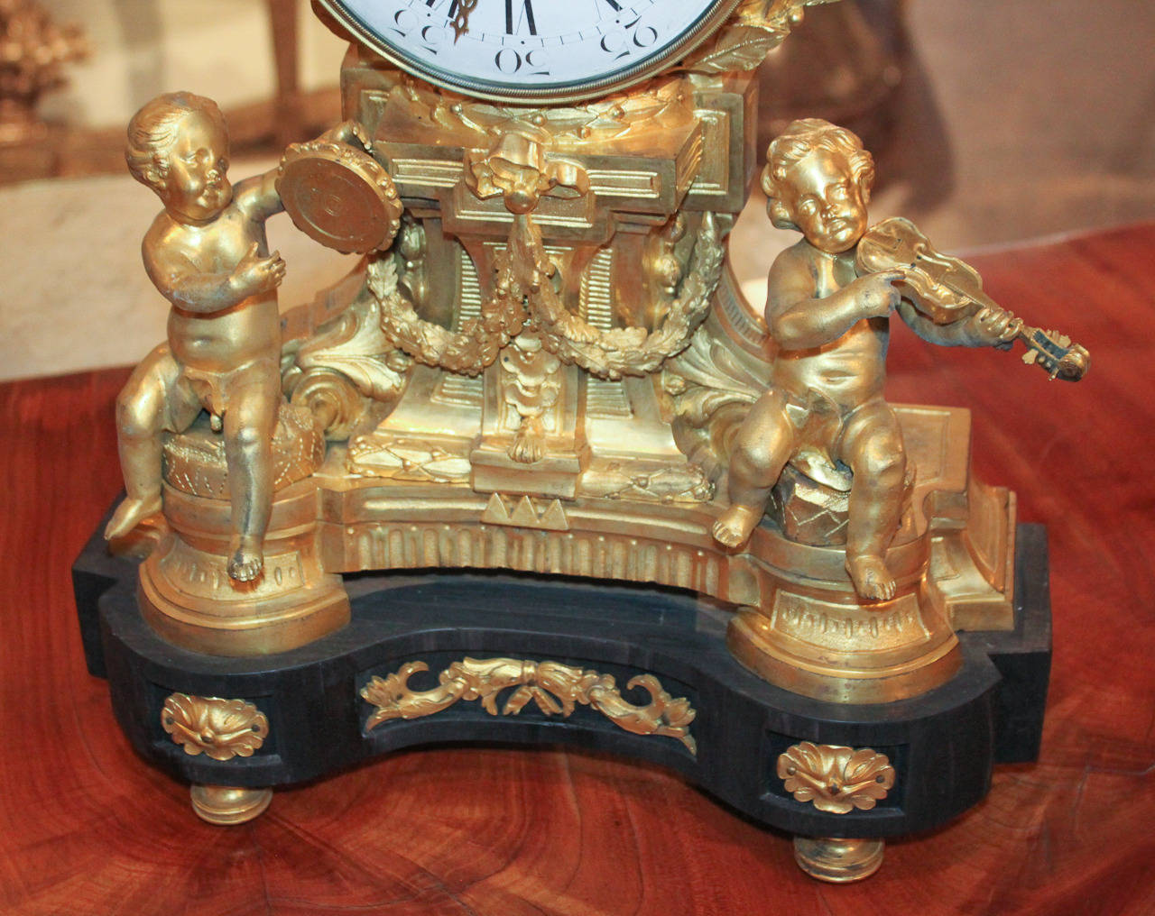 French Fine 19th Century Parisian Bronze Clock