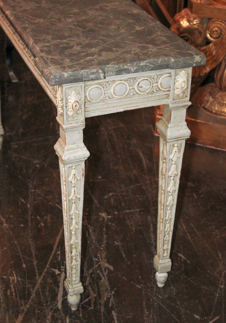 19th Century French Louis XV Carved Console 1