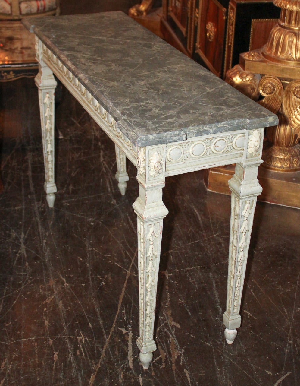 19th Century French Louis XV Carved Console 3