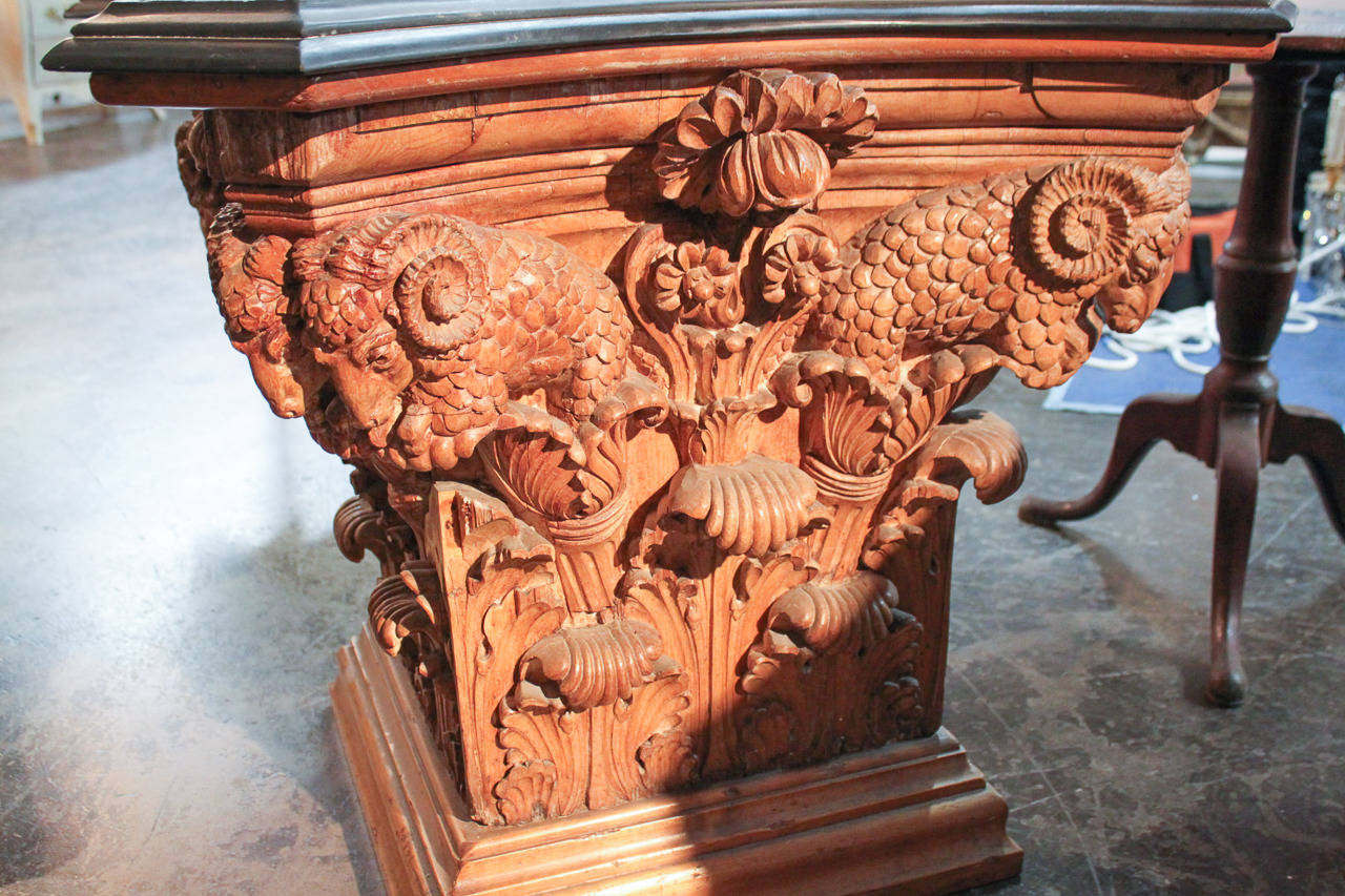 19th Century Italian, Carved Pine Neoclassical Console 5