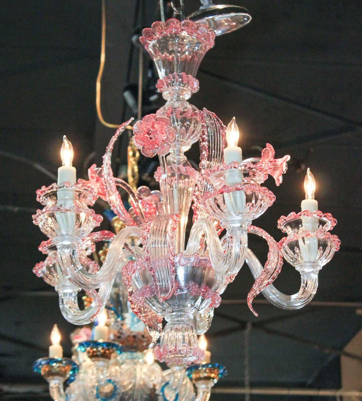 Murano Handblown Glass Chandelier 2