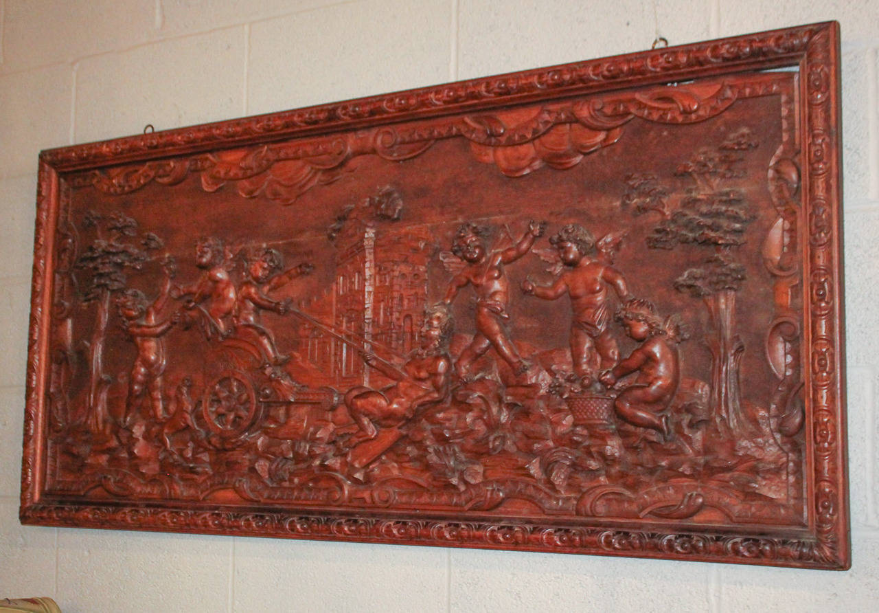 Fine 19th Century French Carved Architectural Panel 2