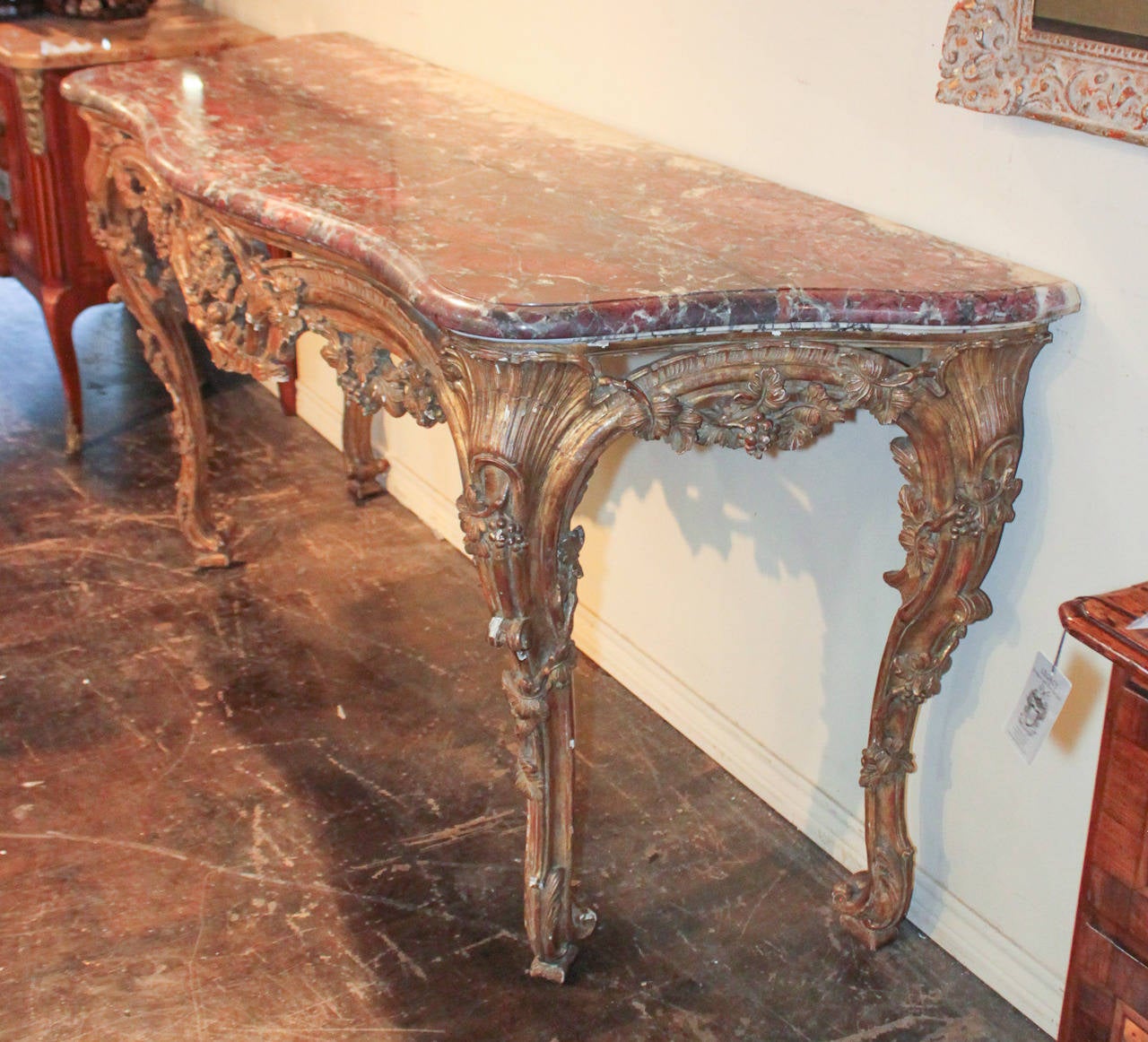 19th Century French Louis XV Console For Sale 5