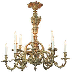 19th Century French Louis XV Chandelier