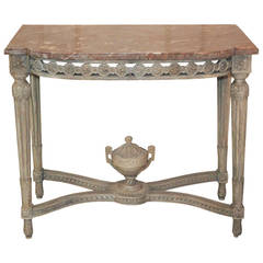 19th Century French Louis XVI Console Table 11