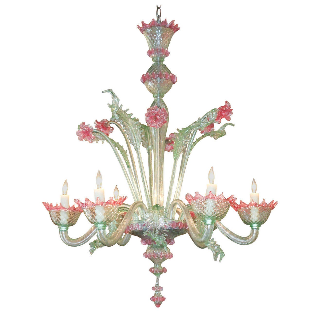 Murano Glass Chandelier at 1stDibs