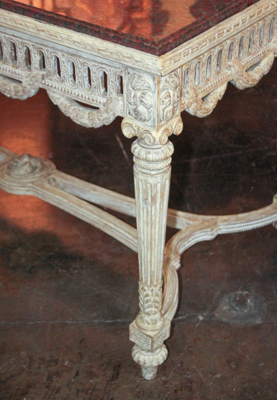 19th Century French Louis XVI Center Table In Good Condition In Dallas, TX