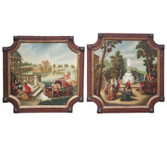 Pair of 19th Century French Oil Paintings