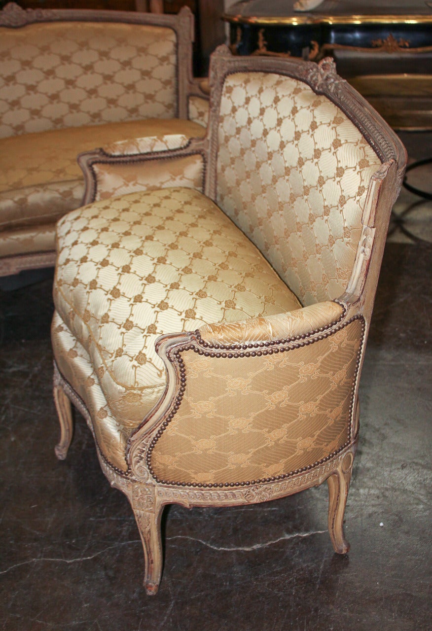 Great Pair of 19th Century French Settees 5