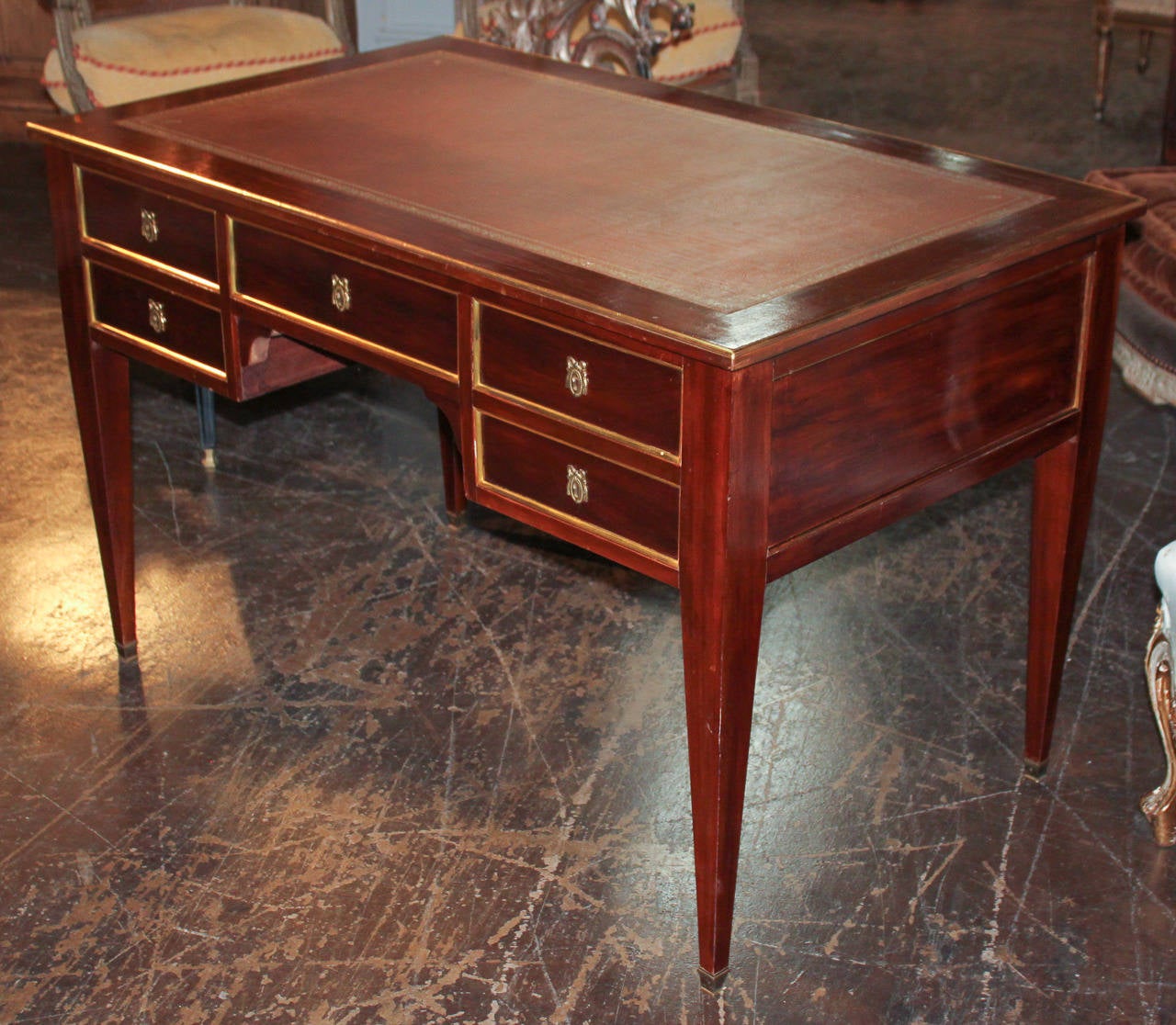 19th c. French Directoire Writing Desk 2