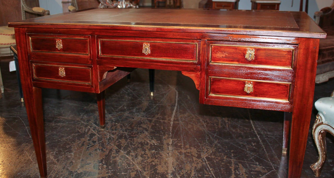 19th c. French Directoire Writing Desk In Good Condition In Dallas, TX