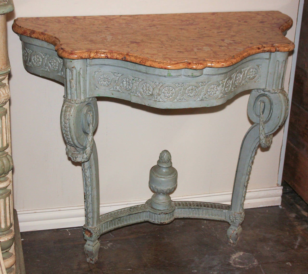 19th Century French Painted Console 4