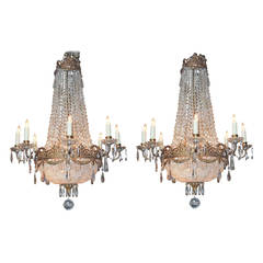 Fine Pair of 19th c. French Chandeliers