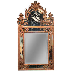 French Napoleon III Giltwood Mirror