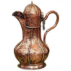 Rare 16th Century Venetian Copper Ewer