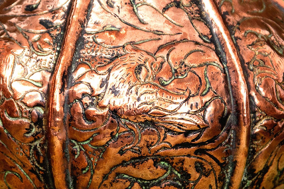 Italian Rare 16th Century Venetian Copper Ewer For Sale
