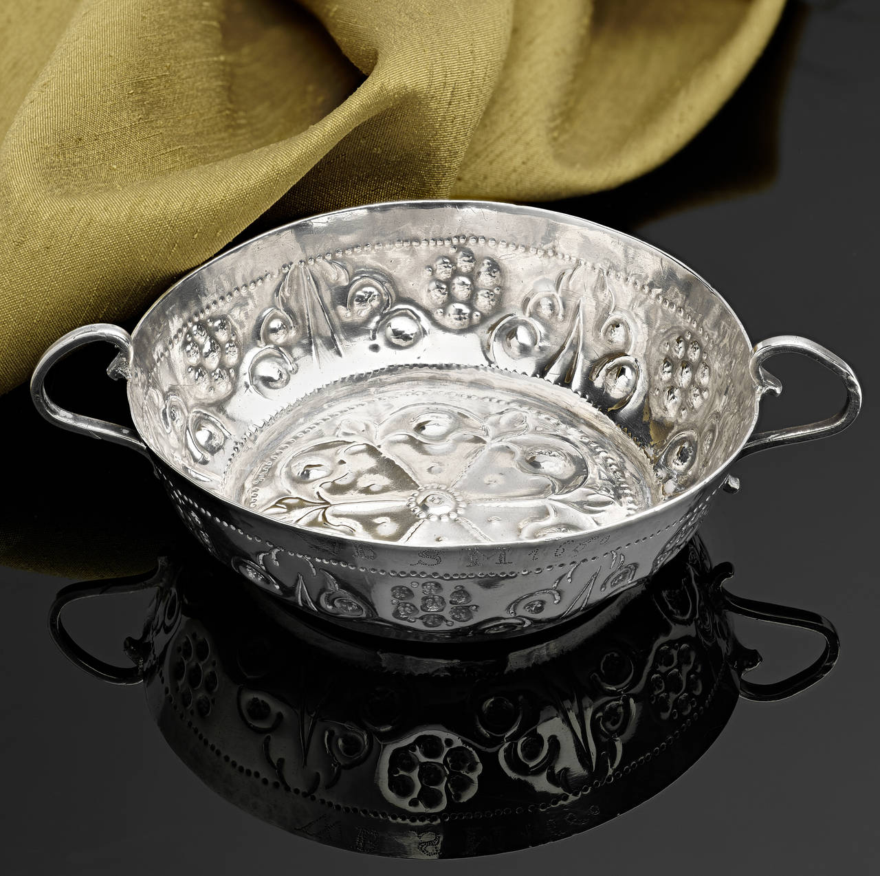 Commonwealth Period Silver Wine Taster