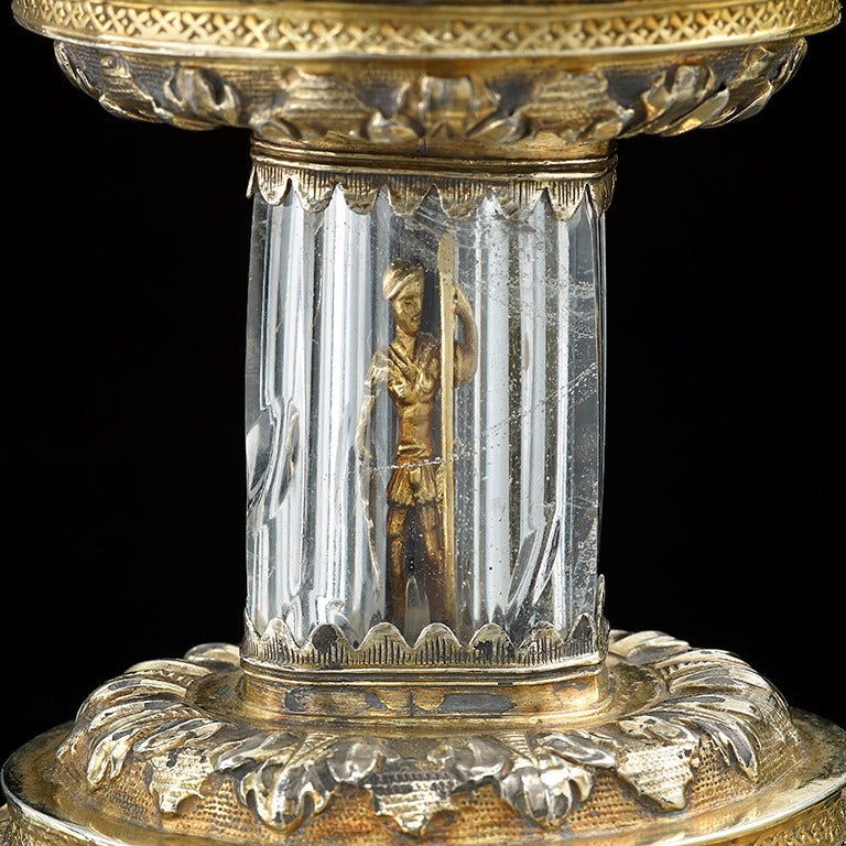 Silver Gilt Standing Salt, English 1550