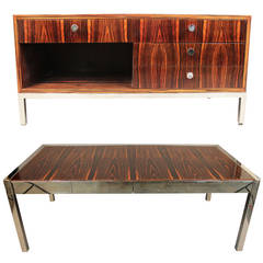 Executive Desk and Cabinet by Leon Rosen for the Pace Collection
