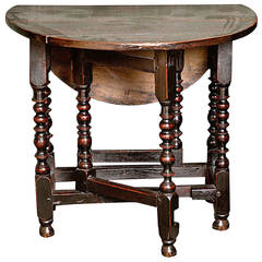 Antique 17th Century Oak Gateleg Table