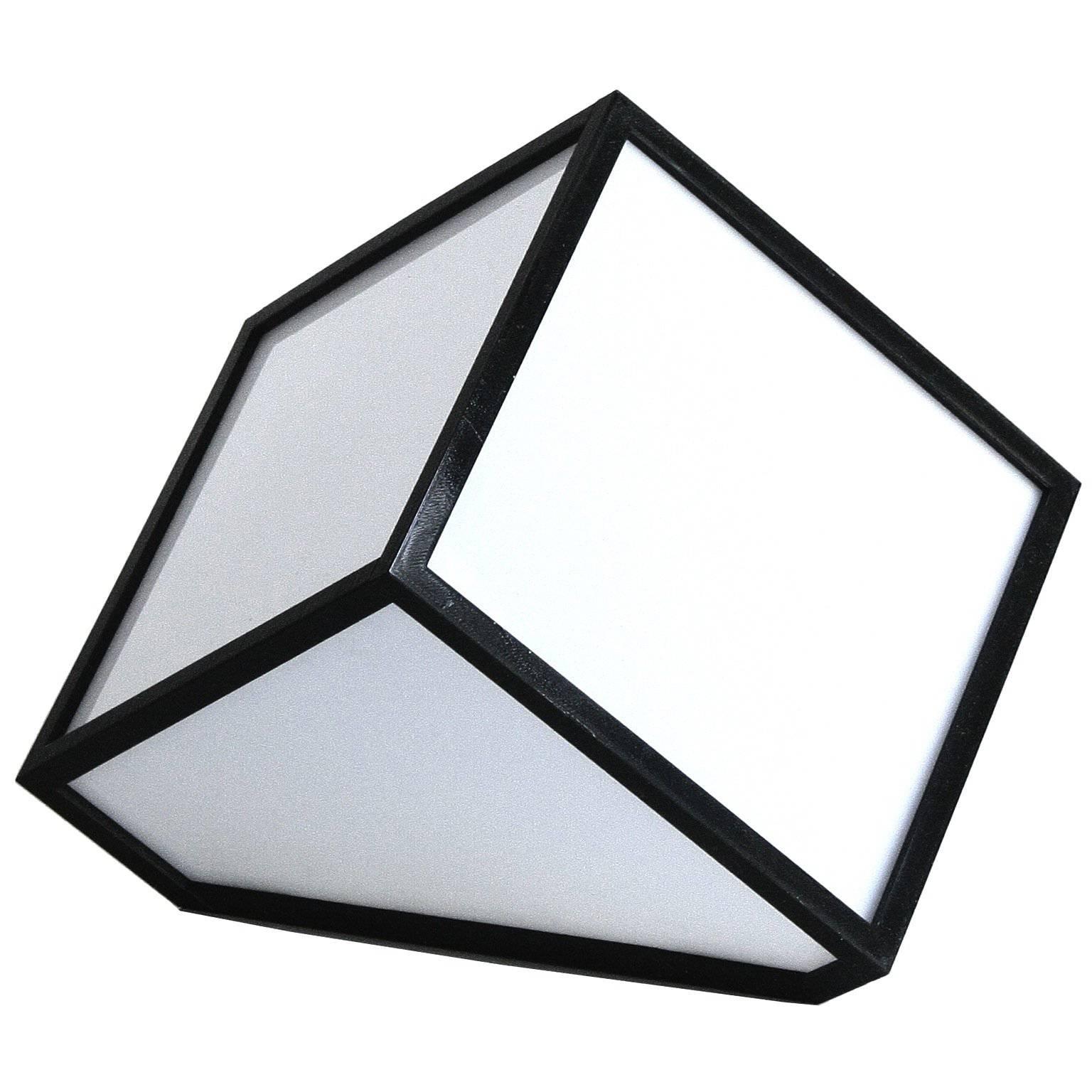 Fabiano Speziari Contemporary Minimalist 7face Cube Italian Table Lamp, 2017 For Sale