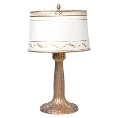 Antique American Gilt Bronze Table Lamp