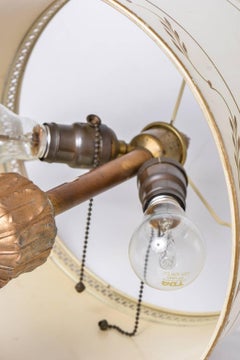 American Gilt Bronze Table Lamp