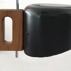 Lacquered Metal and Chrome Spanish Desk Lamp "Sauce" Edited by Fase, 1965