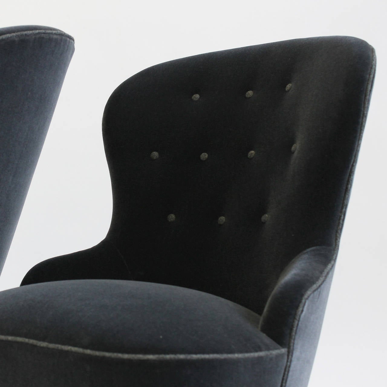 Mid-20th Century Swedish Slipper Chairs For Sale