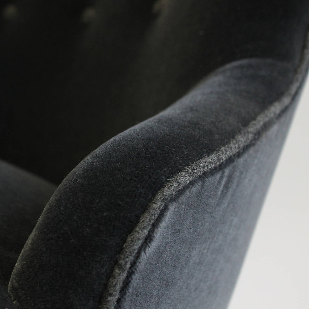 Fabric Swedish Slipper Chairs For Sale