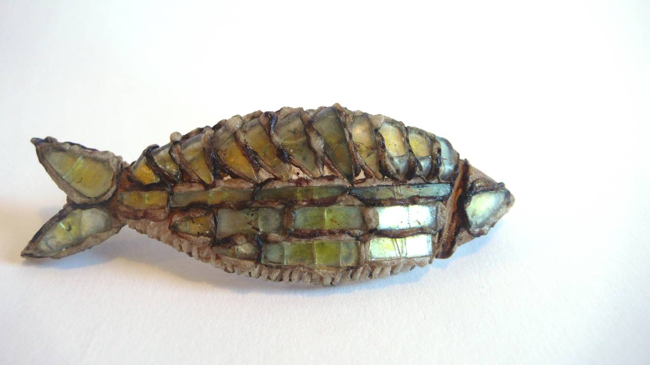 Line Vautrin Talosel Fish Brooch In Good Condition For Sale In New York, NY