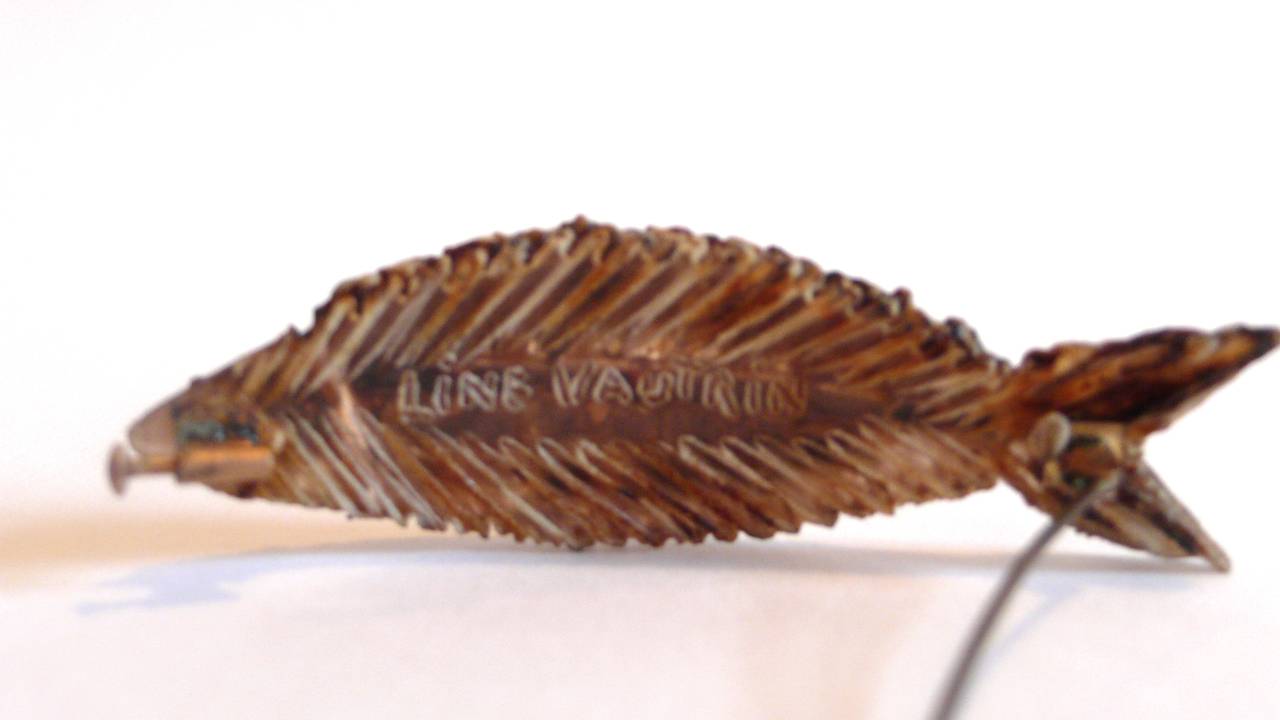 Line Vautrin Talosel Fish Brooch For Sale 1