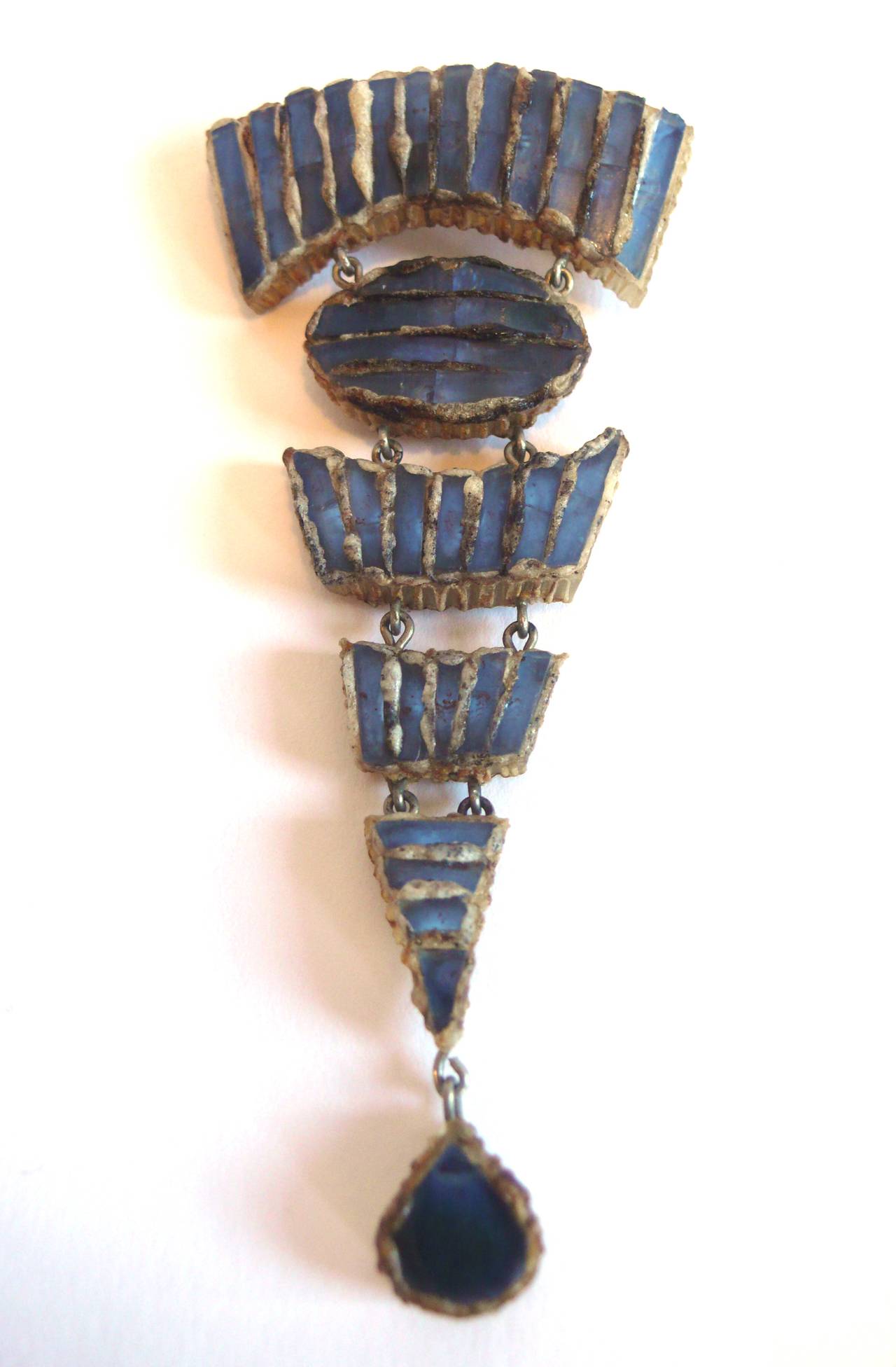 Line Vautrin Talosel Brooch