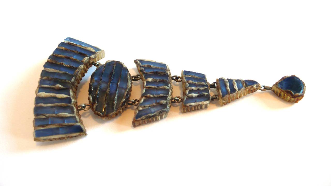Line Vautrin Talosel Brooch In Good Condition For Sale In New York, NY