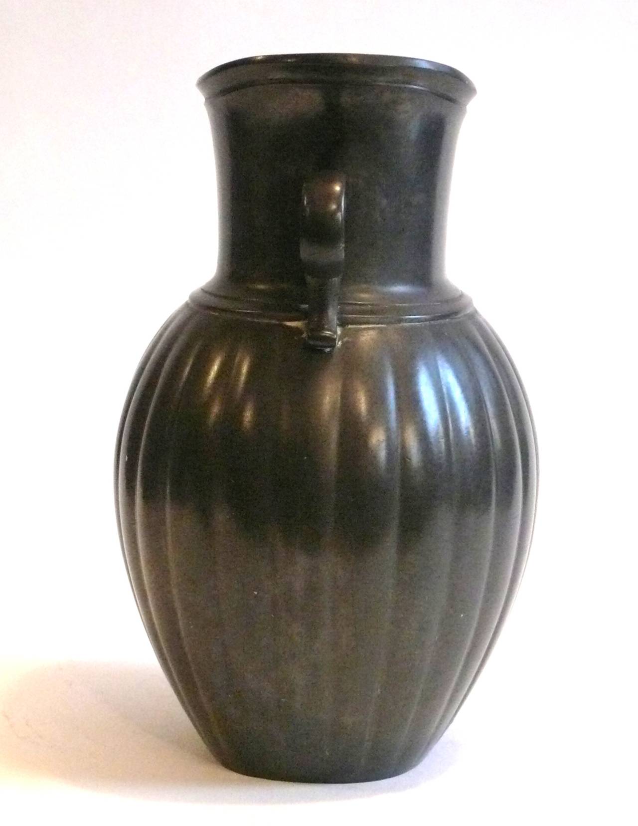 Mid-20th Century Just Andersen Pewter Vase For Sale