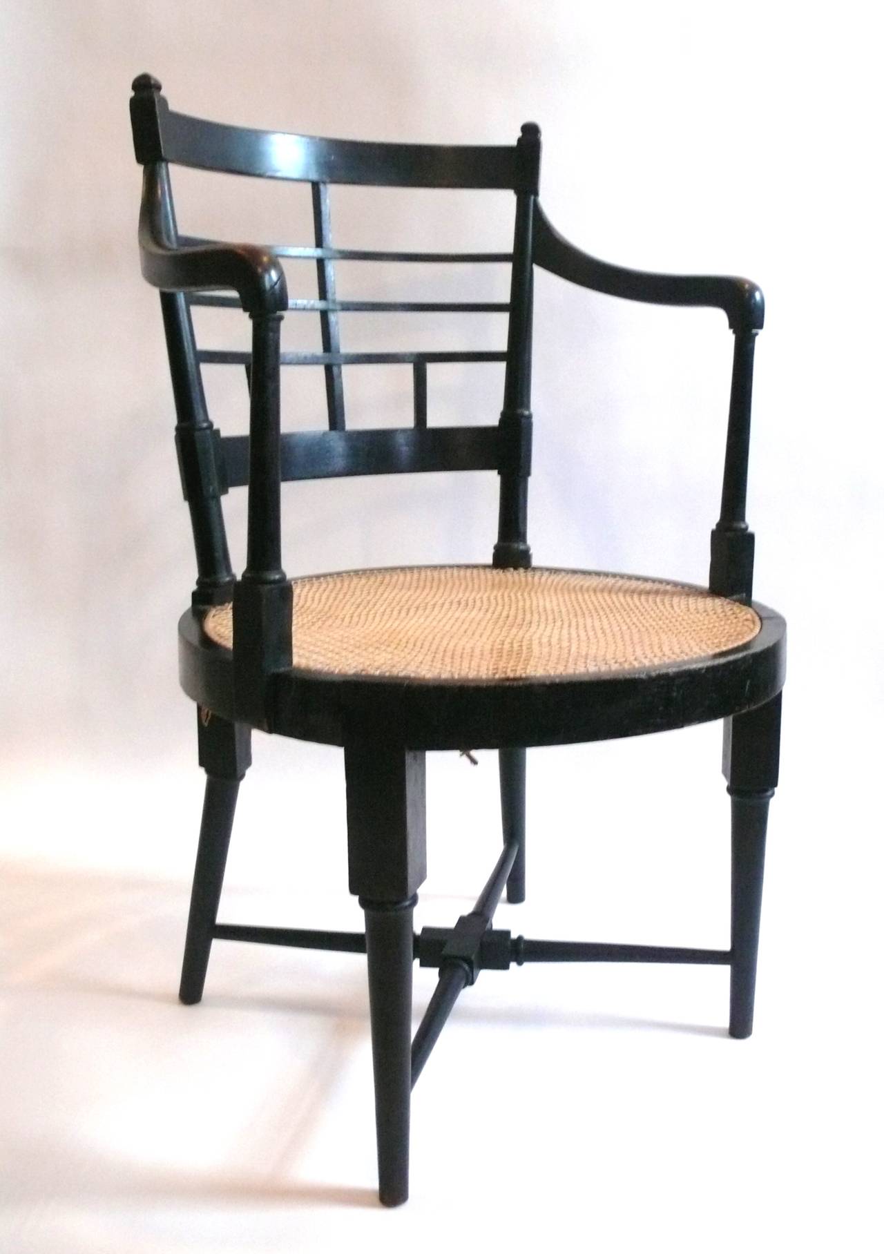 Aesthetic Movement Pair of Edward William Godwin Armchairs For Sale