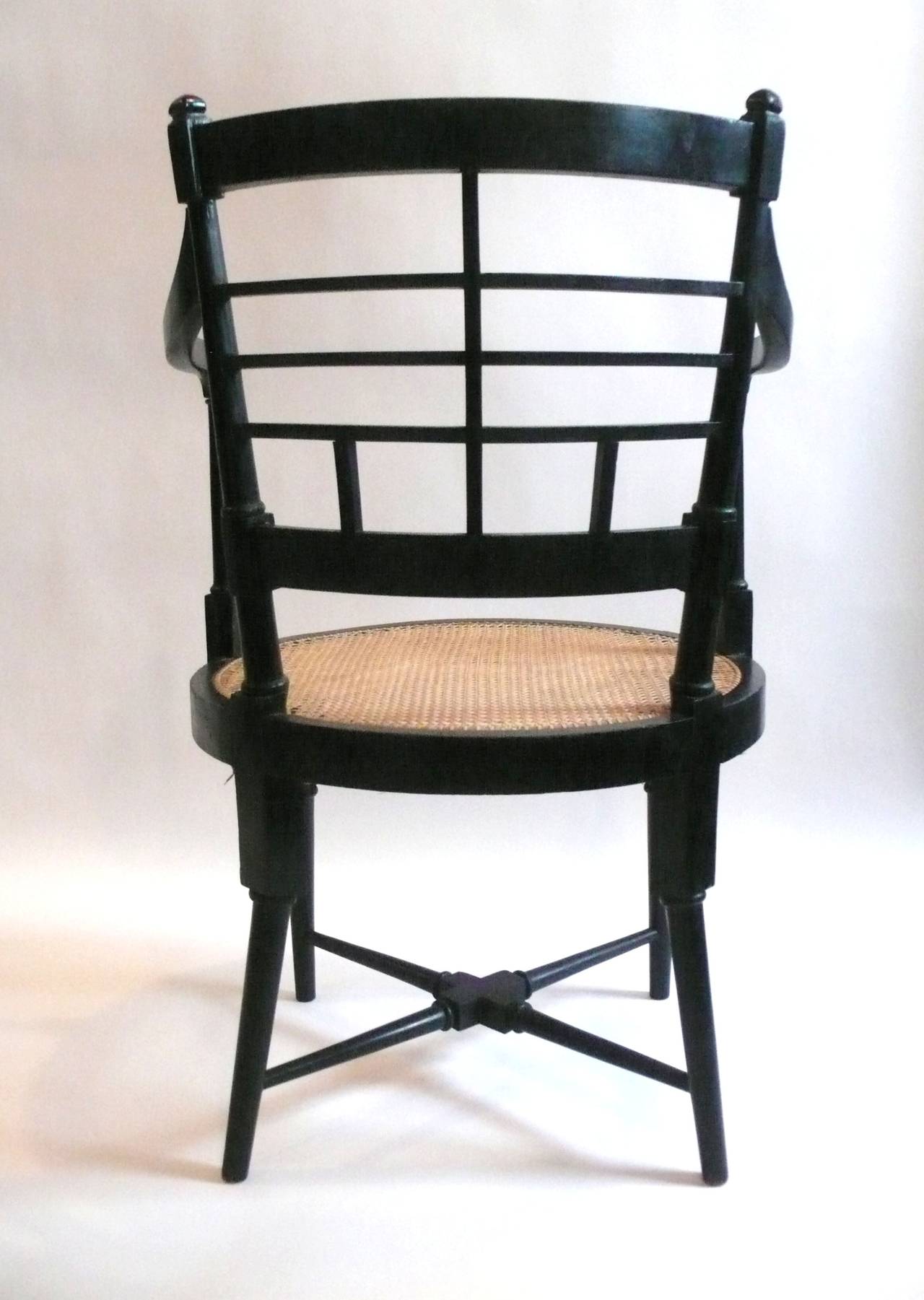 British Pair of Edward William Godwin Armchairs For Sale