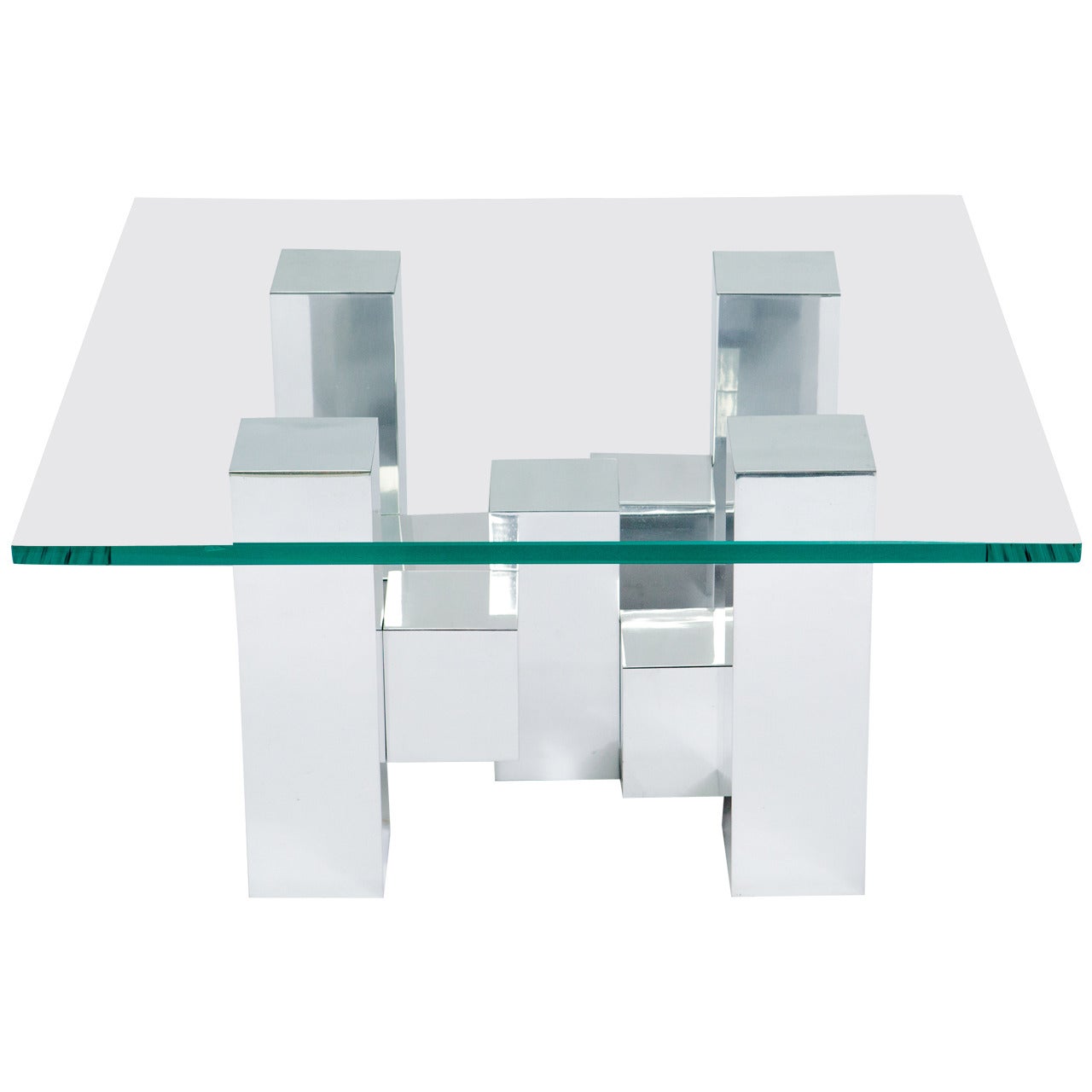 Cityscape Cocktail Table in the Style of Paul Evans