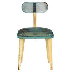 Metal Mesh Chair in the Manner of Jean Prouve 7