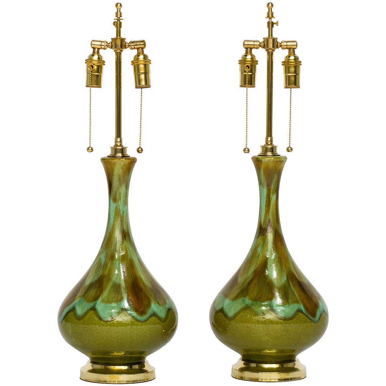 Mid Century Ceramic Lamps For Sale at 1stdibs