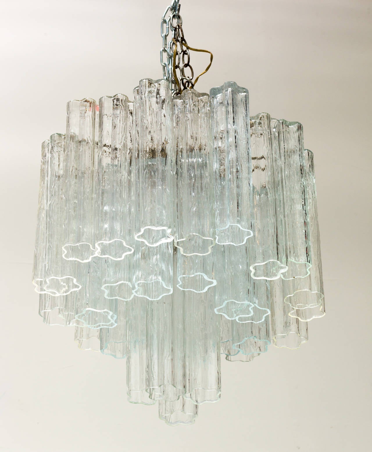 Camer glass chandelier, marked 