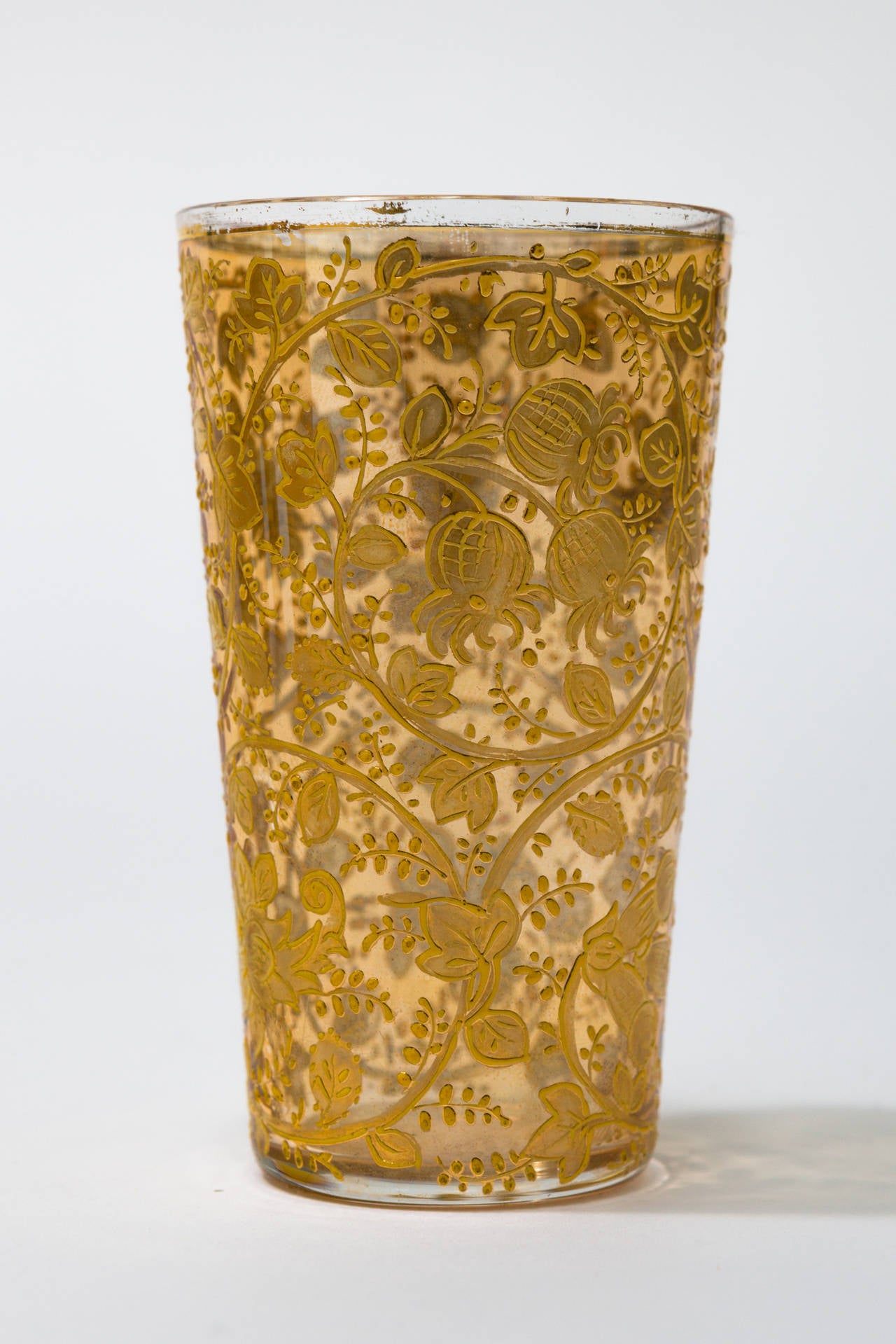 Set of 10  French Antique Glass Tumblers In Good Condition In Tarrytown, NY