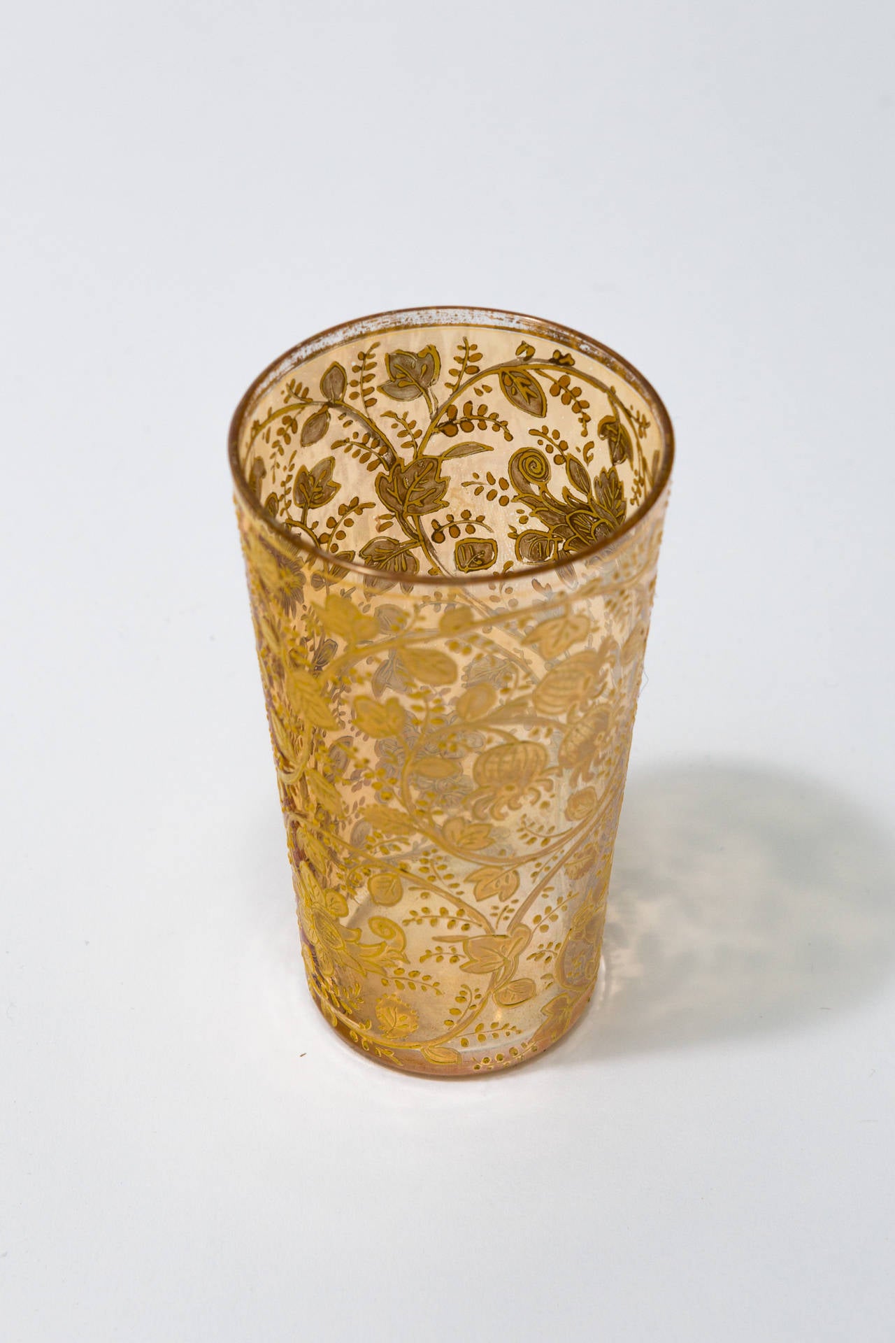 Early 20th Century Set of 10  French Antique Glass Tumblers