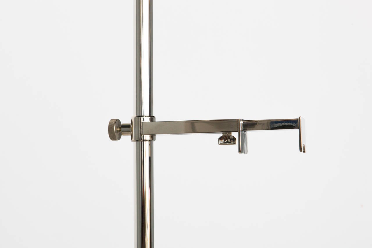Contemporary Nickel Plated Illuminated Easel in the style of Angelo Lelli
