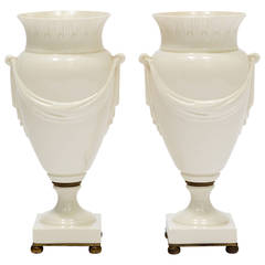 Pair of 1940s Classical Uplights