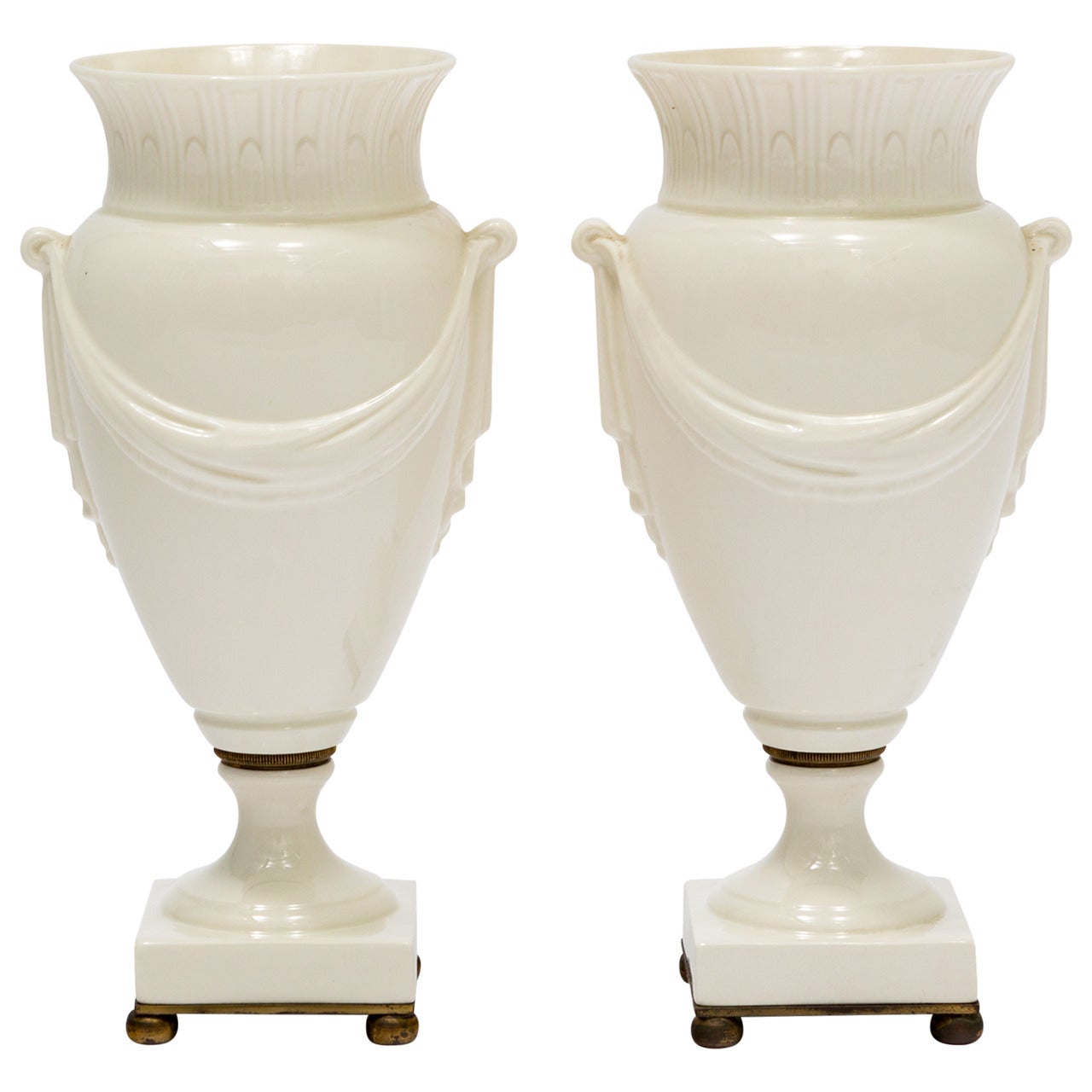 Pair of 1940s Classical Uplights