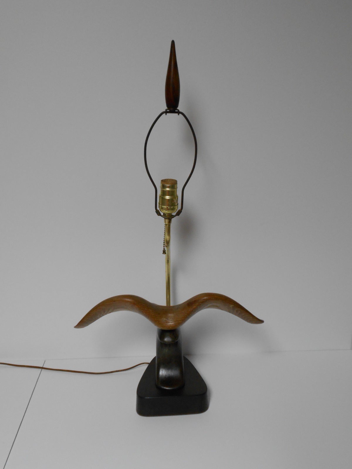 Sculptural Abstract Table Lamp By Heifetz