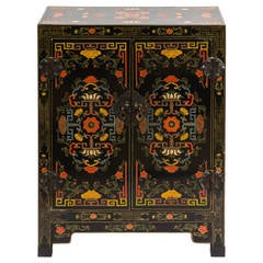 Asian Hand Painted Cabinet