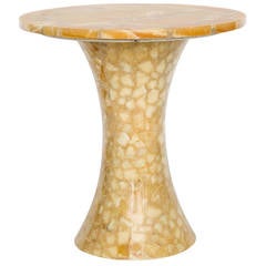 Vintage Onyx Side Table