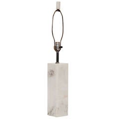 Marble Lamp in the Manner of T.H. Robsjohn-Gibbings 9